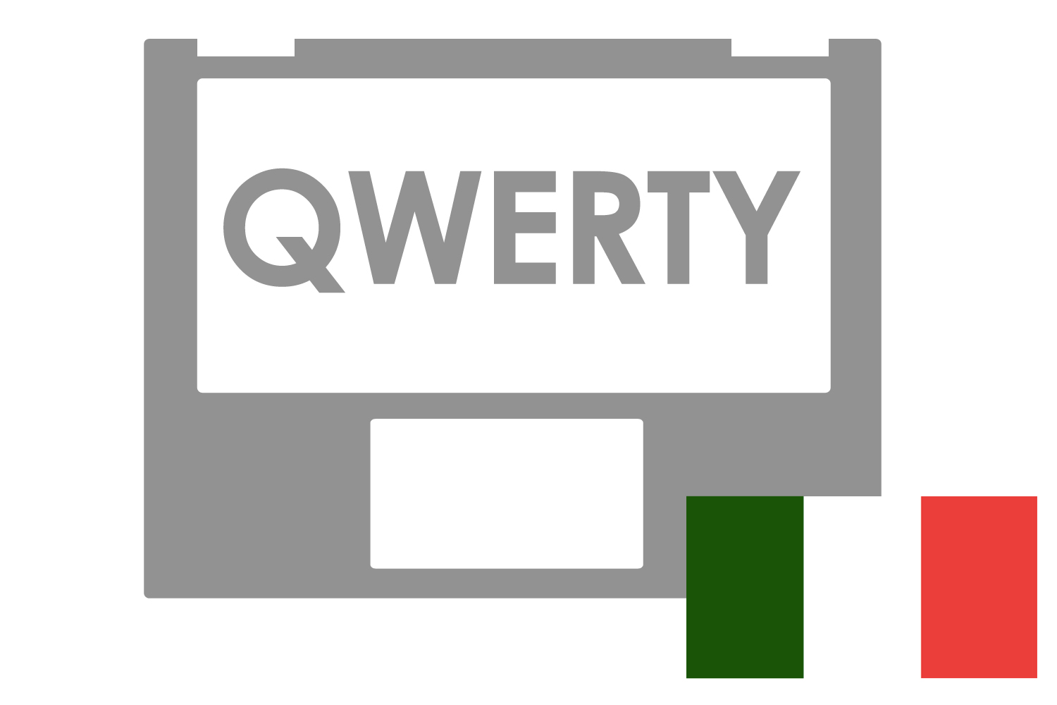 Asus Green backlit Italian QWERTY keyboard