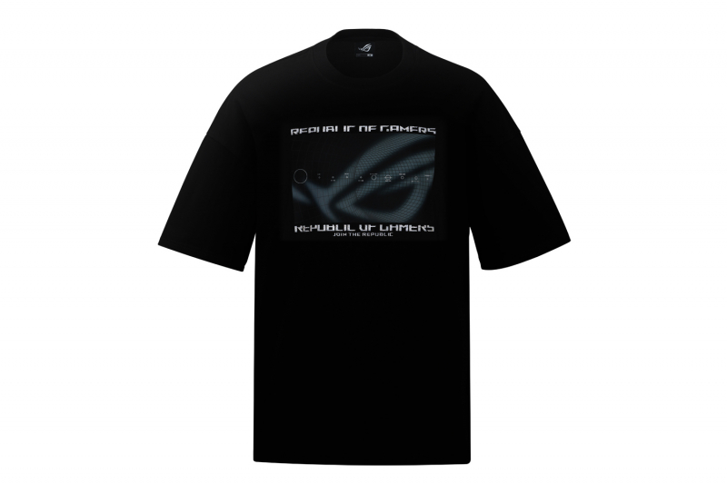 ROG Cosmic Wave Black T-Shirt - L