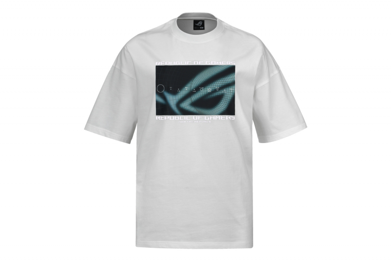 ROG Cosmic Wave White T-Shirt - Regular - L