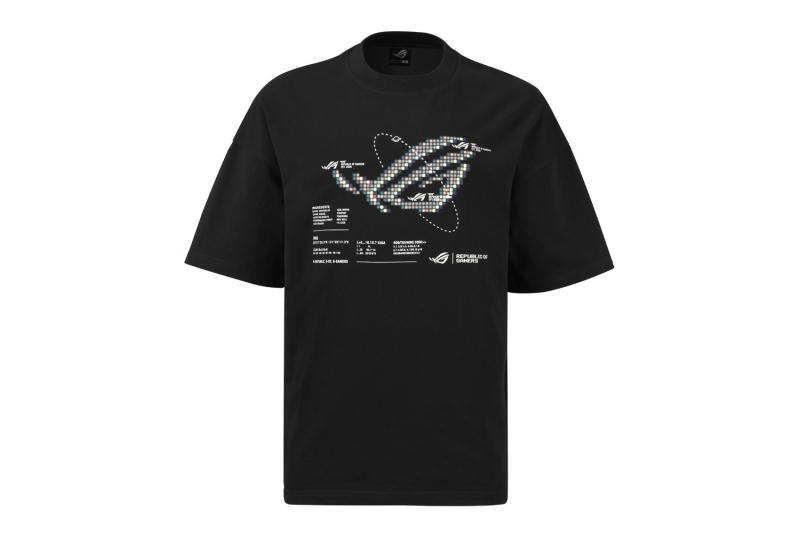 ROG PixelVerse Black T-Shirt - L ROG PixelVerse T-Shirt black - L