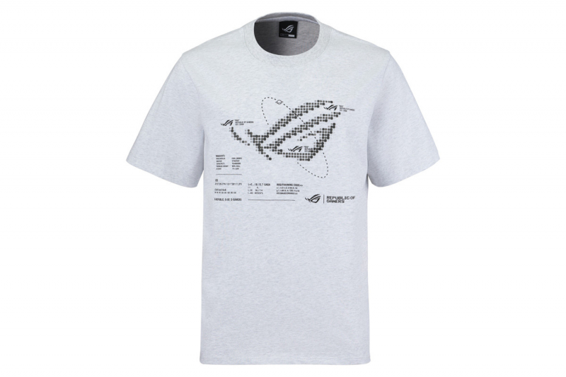 ROG PixelVerse Grey T-Shirt - Regular - L ROG PixelVerse T-Shirt gray - Regular - L