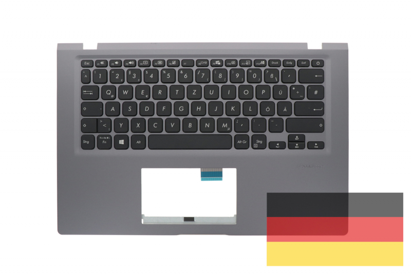 Official German Gray Keyboard for Asus Vivobook