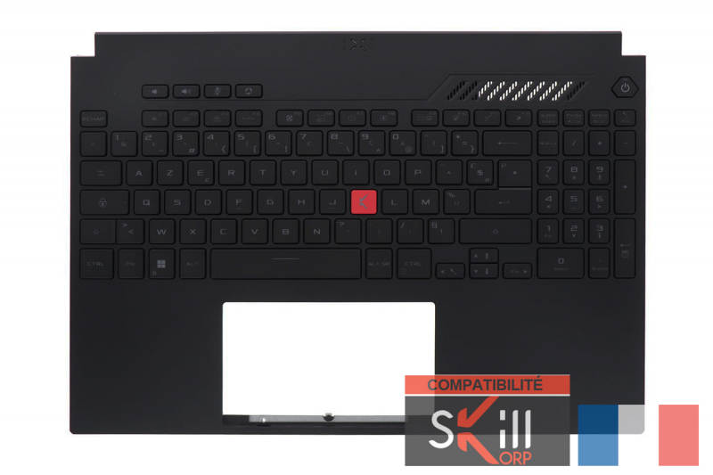 Asus SKillKORP backlit black keyboard Asus SKillKORP black backlit keyboard