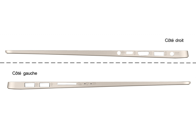Asus VivoBook Gold Arabic keyboard
