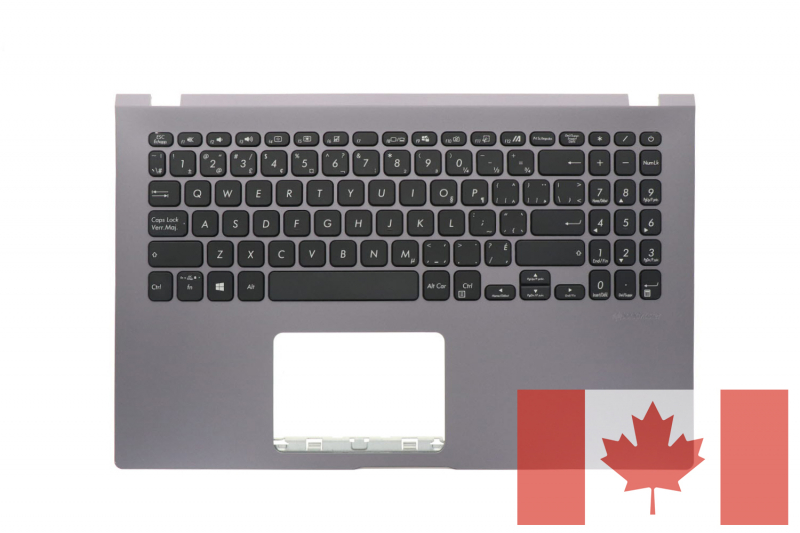 Replacement Canadian grey Asus keyboard