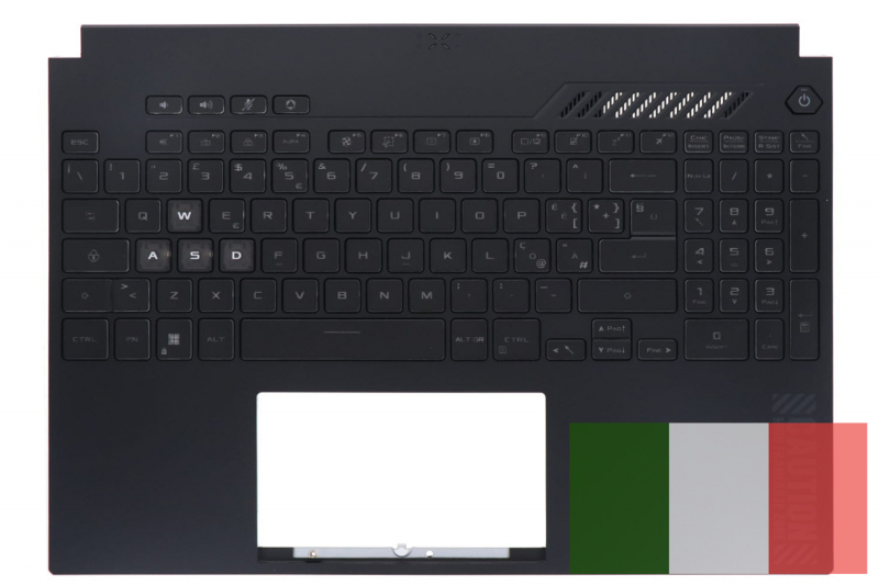 Asus Official TUF Gaming Black Backlit Italian Keyboard