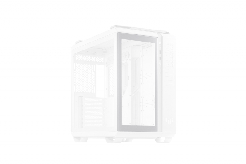 Asus White TUF Gaming GT502 Front Glass