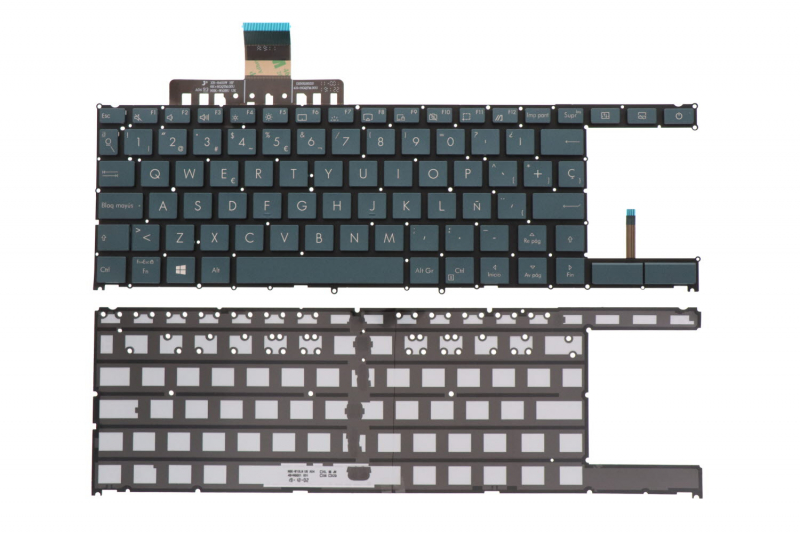 Official Spanish Blue Keyboard for Asus ZenBook Pro Duo
