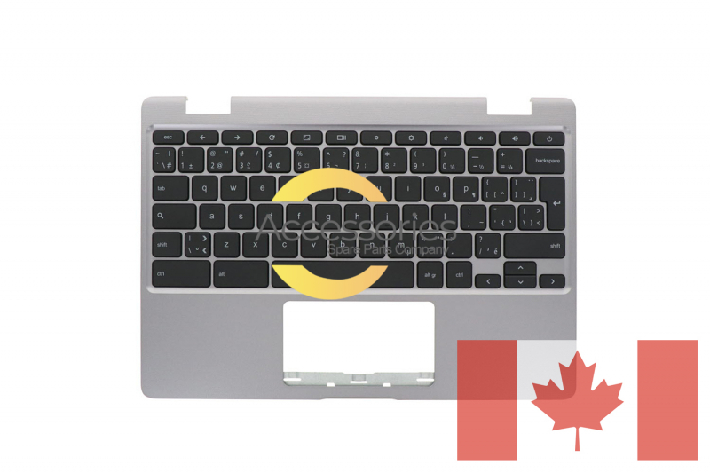 Teclado gris canadiense ChromeBook  Asus