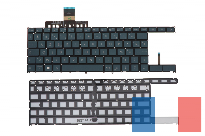 Backlit blue keyboard for Asus ZenBook Pro Duo Asus ZenBook Pro Duo backlit blue keyboard