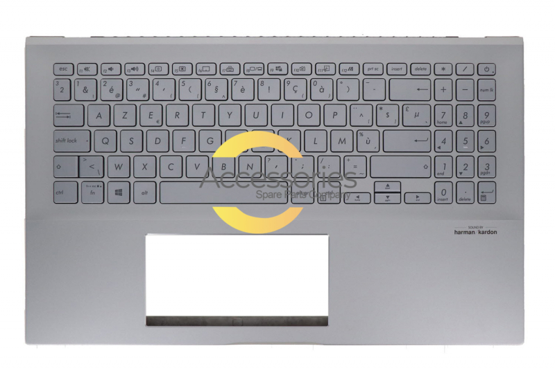 Asus VivoBook Belgian silver backlit keyboard