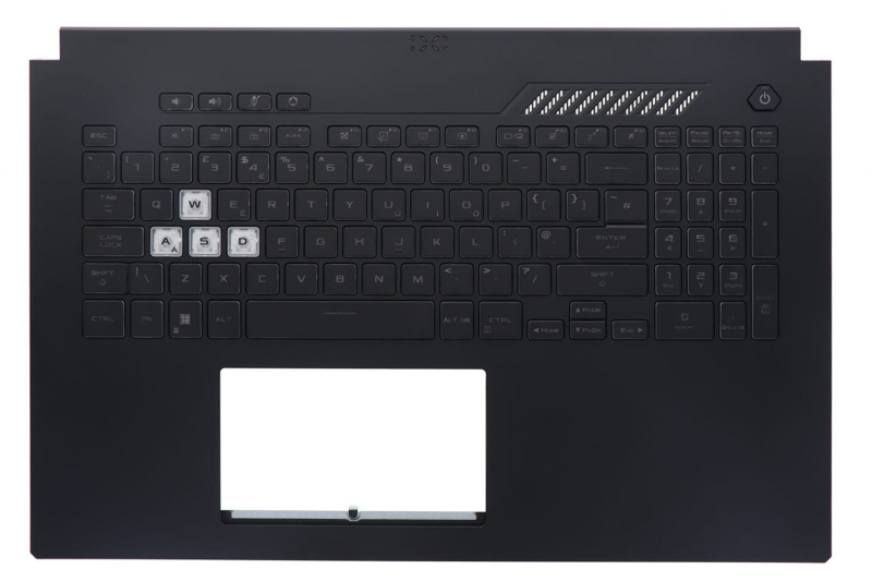 Asus TUF Gaming A17 English backlit keyboard
