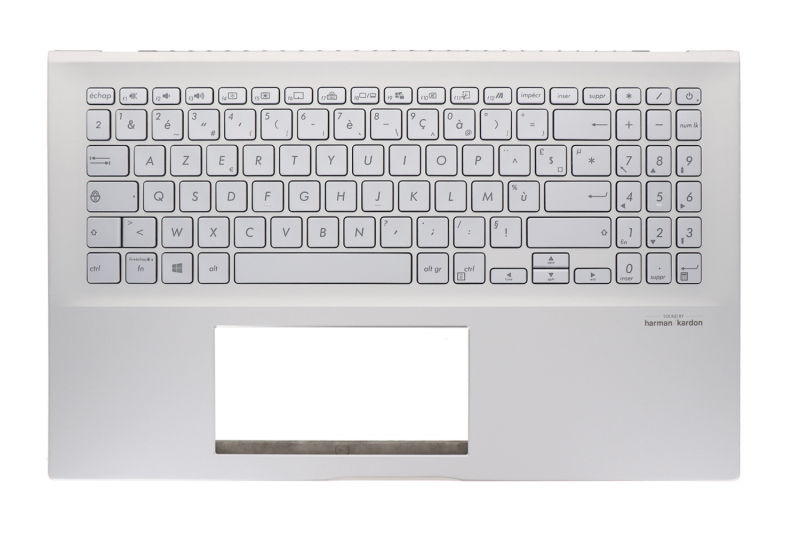 Backlit silver keyboard for Asus VivoBook S
