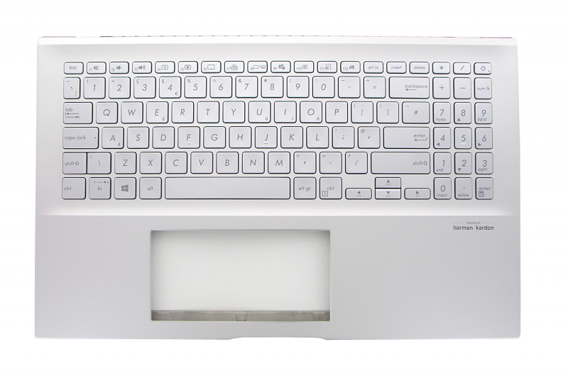 Backlit Silver English Keyboard for VivoBook