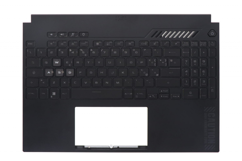 Asus TUF Gaming black backlit Italian replacement keyboard