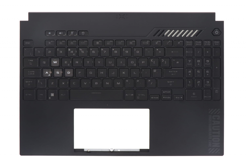 Asus TUF Gaming black backlit English replacement keyboard