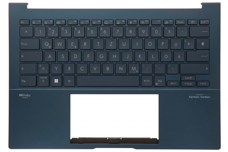 German backlit keyboard blue ZenBook 14
