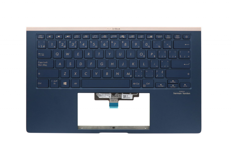 Backlit Blue Canadian Keyboard for Asus ZenBook