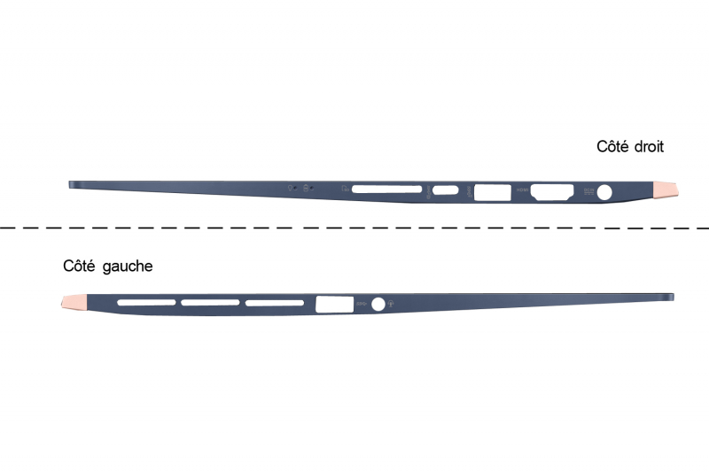 Blue Asus ZenBook backlit Belgian QWERTY keyboard