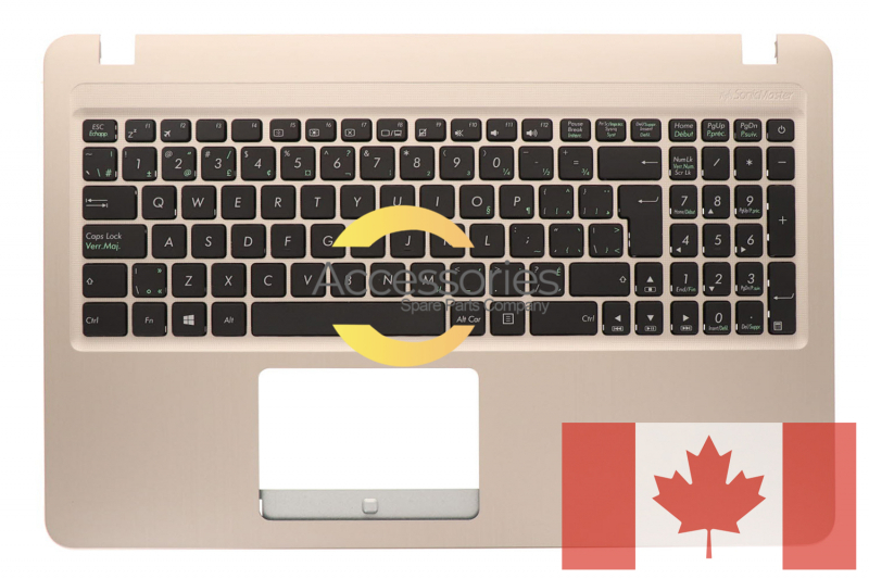 Asus VivoBook Gold Canadian keyboard