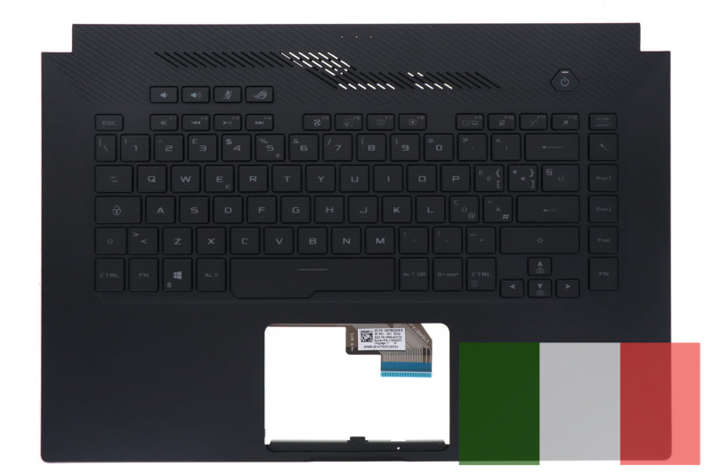 Asus ROG Zephyrus Black Backlit Italian Keyboard