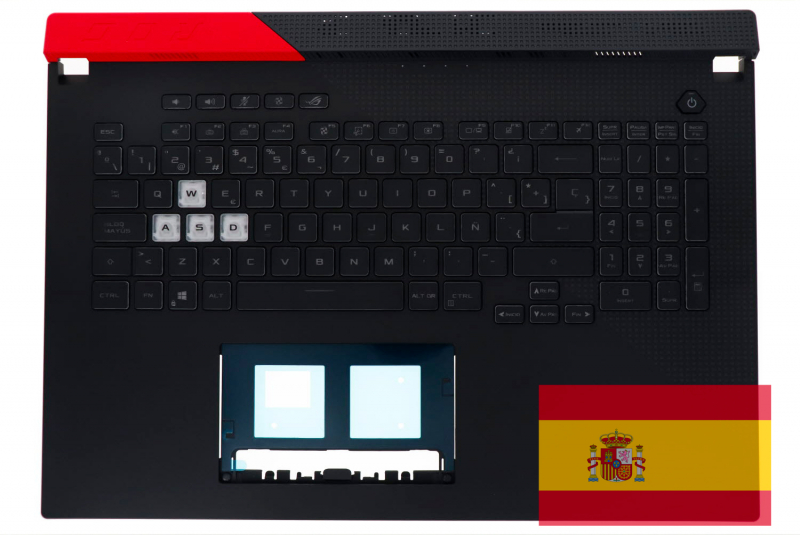 Asus ROG Strix G17 Spanish Backlit Keyboard