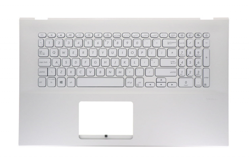 Asus VivoBook Silver backlit English keyboard