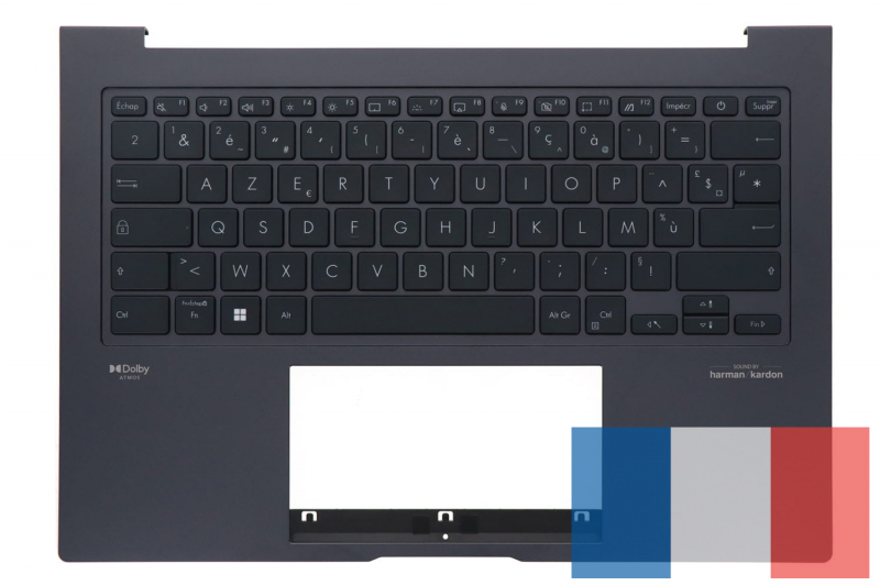Asus ZenBook grey backlit replacement keyboard