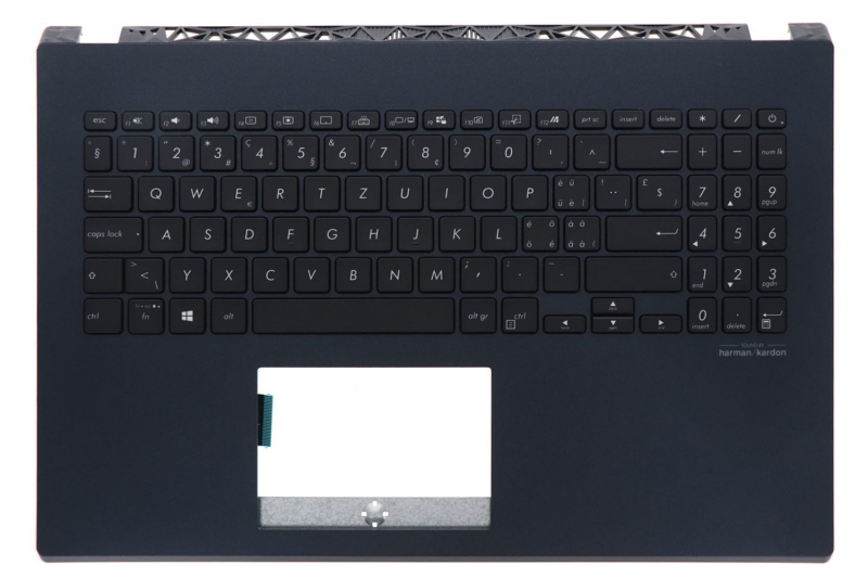 Asus VivoBook Blue backlit Swiss keyboard