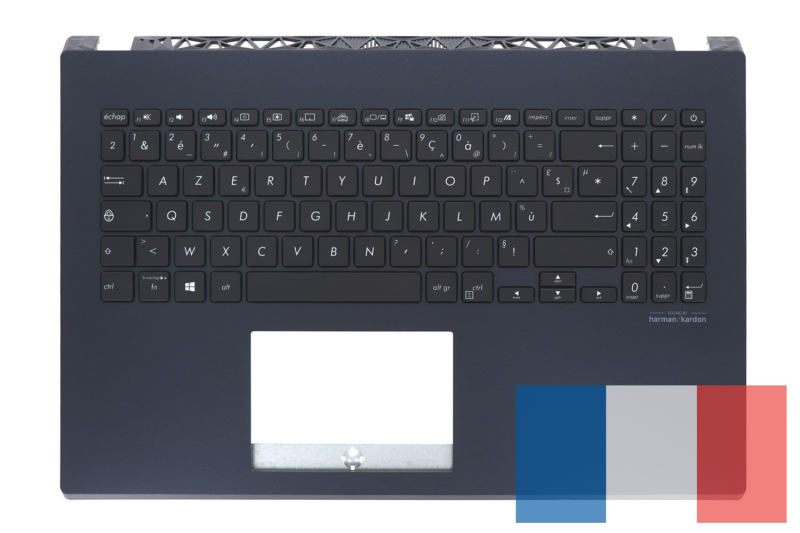 Backlit blue keyboard for Asus Vivobook 15