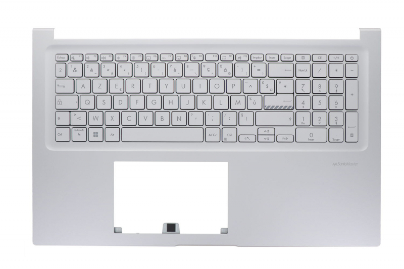 Silver backlit keyboard for Asus VivoBook Series