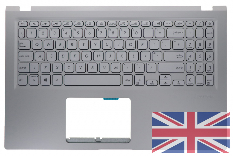 Backlit QWERTY English Keyboard for Asus VivoBook Backlit English Asus VivoBook QWERTY Keyboard