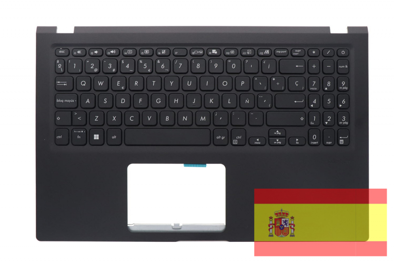 Official Spanish QWERTY Black Keyboard for Asus VivoBook