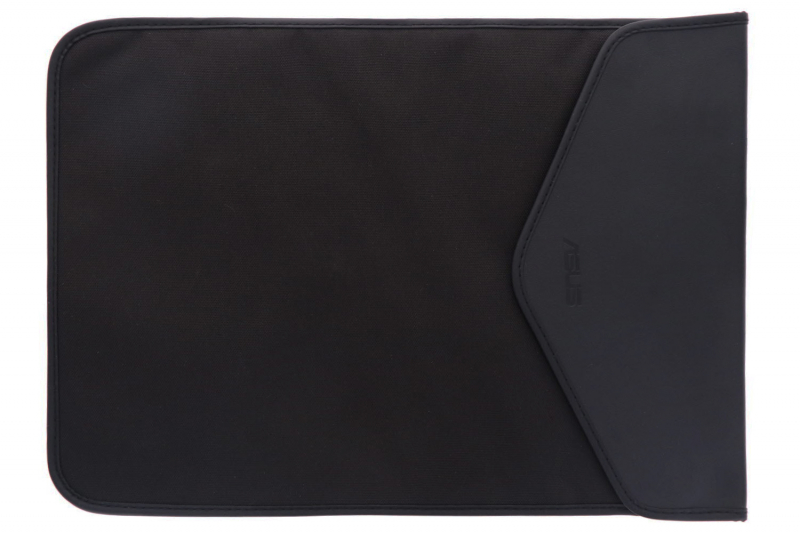 Asus Black 14-inch Sleeve in fabric and leather Black Fabric Protective Sleeve for Asus 14-inch Laptop