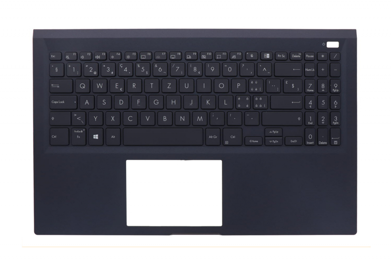 Black Swiss Keyboard for Asus ExpertBook B1 - Official