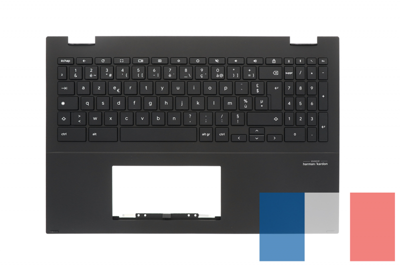 Black backlit keyboard for Asus Chromebook