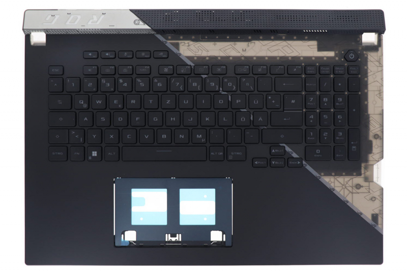 Asus ROG Strix Scar 17 Black Backlit German Keyboard