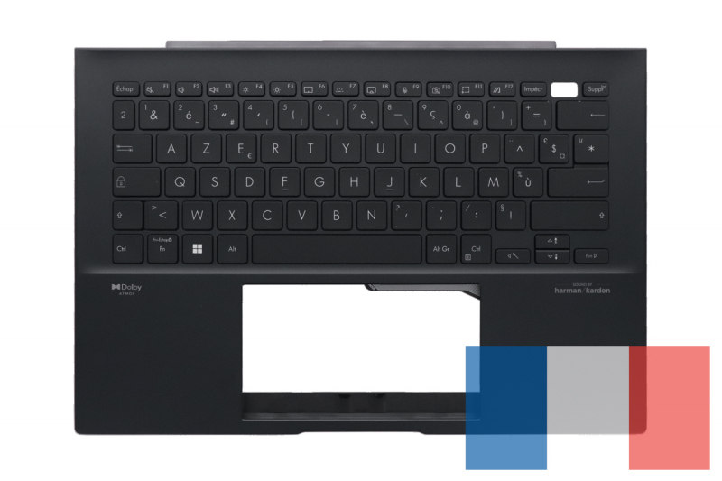 Asus ZenBook 14 OLED backlit black keyboard