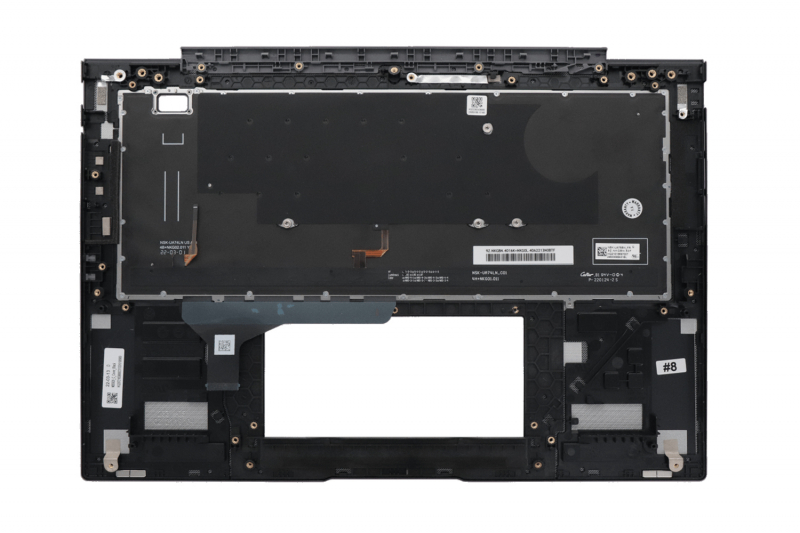 Asus ZenBook 14 OLED backlit black keyboard