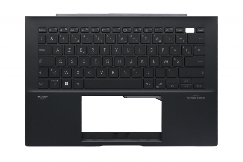 Asus ZenBook 14 OLED backlit black keyboard