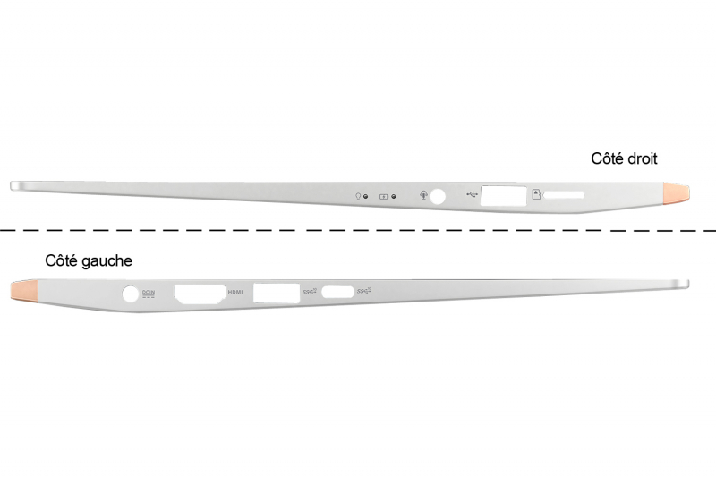 Asus backlit silver French keyboard