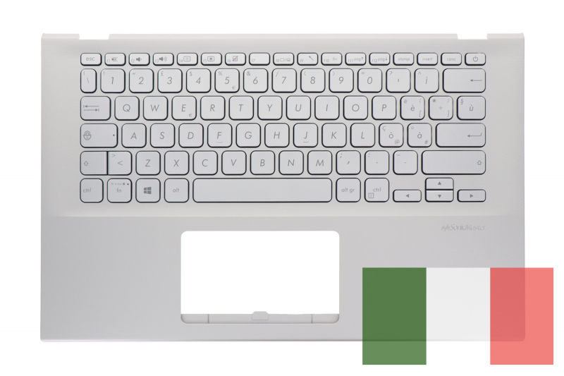 Official Italian Silver Keyboard for Asus VivoBook