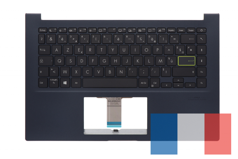 Blue French VivoBook Keyboard - Authentic Asus