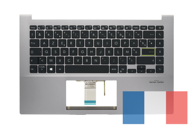 Asus gray backlit keyboard