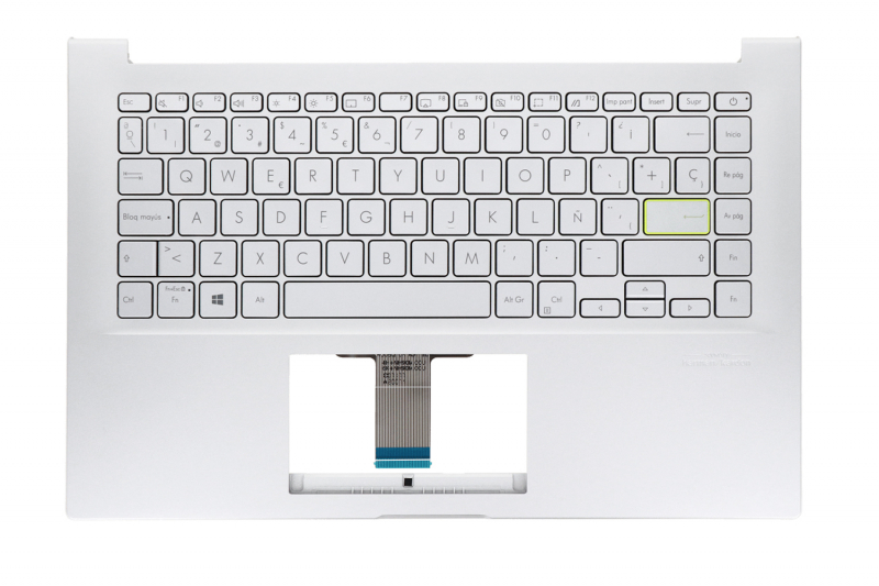 Official Silver Spanish Asus Keyboard