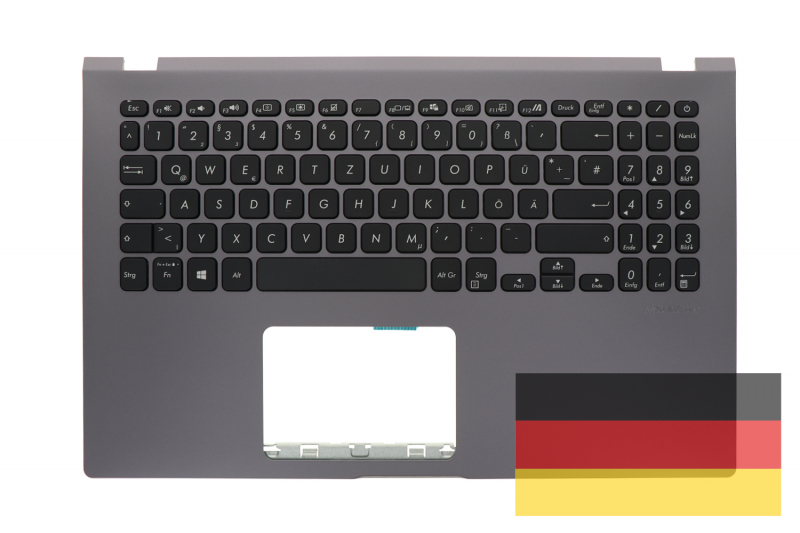 Asus German QWERTZ keyboard grey official part