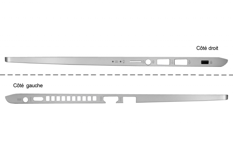 Backlit silver Asus keyboard