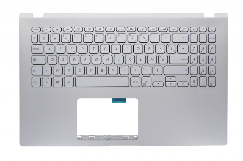 Backlit silver French Asus keyboard