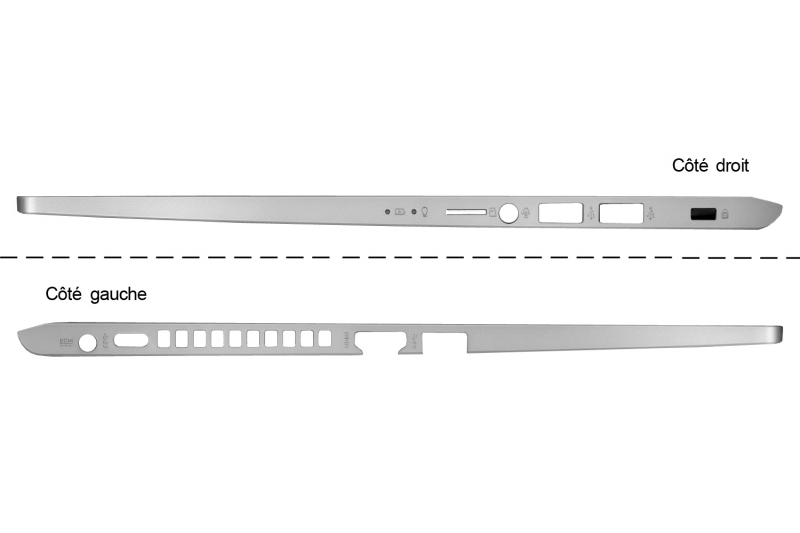 Backlit silver French Asus keyboard