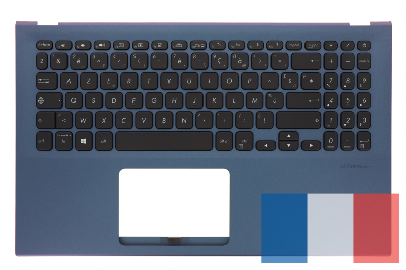Asus VivoBook 15 Blue Backlit Keyboard
